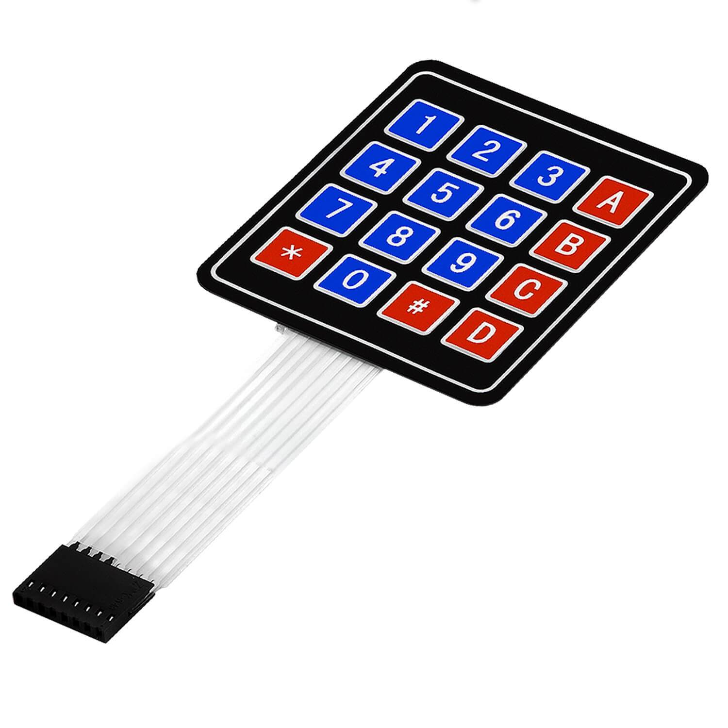 4x4 Matrix Array Keypad Keyfeld Keyboard Compatible With Arduino And Raspberry Pi Az Delivery 0373