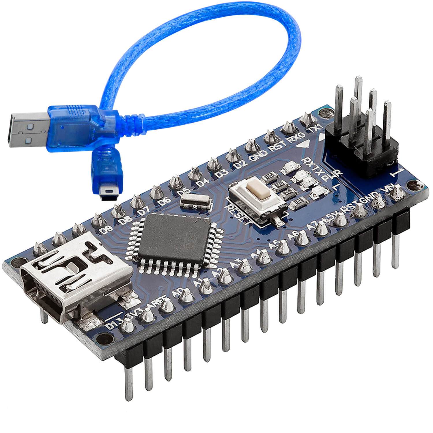 AZDelivery MB 102 Kit Électronique: Platine d'essai à 830 Points Breadboard  + Adaptateur Secteur (3,3V/5V) + 65 Morceaux de câbles Compatible avec  Arduino et Raspberry Pi incluant Un E-Book! : : Informatique