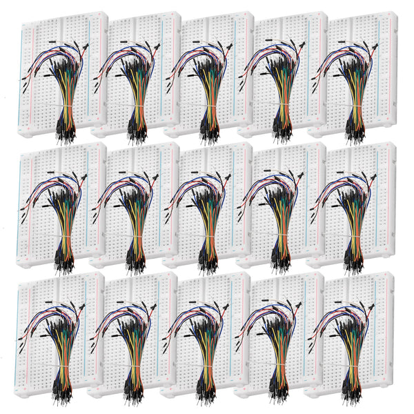 Jumper Kabel, UCEC Dupont Wires, 30-20-10 cm Breadboard Kabel,  Female-Female, Male-Female, Male-Male Jumper Wire für Arduino für Raspberry  Pi (9er Set) : : Computer & Zubehör