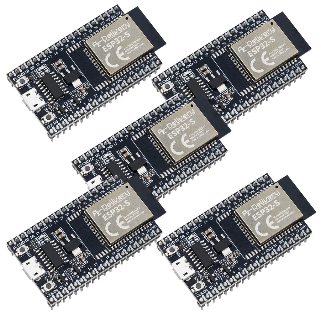 ESP32S Dev Kit C V4 NodeMCU WLAN Dev Board compatible with Arduino – AZ ... image.