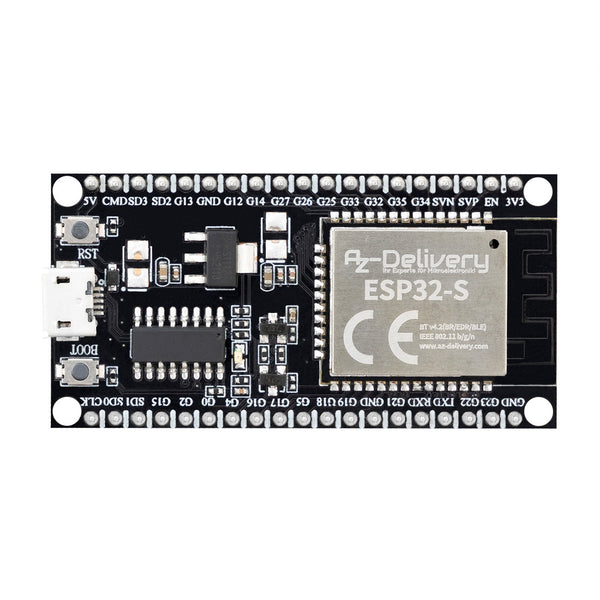 ESP32 NODEMCU Module WiFi Development Board with CP2102 (successor model  for the ESP8266) Compatible with Arduino