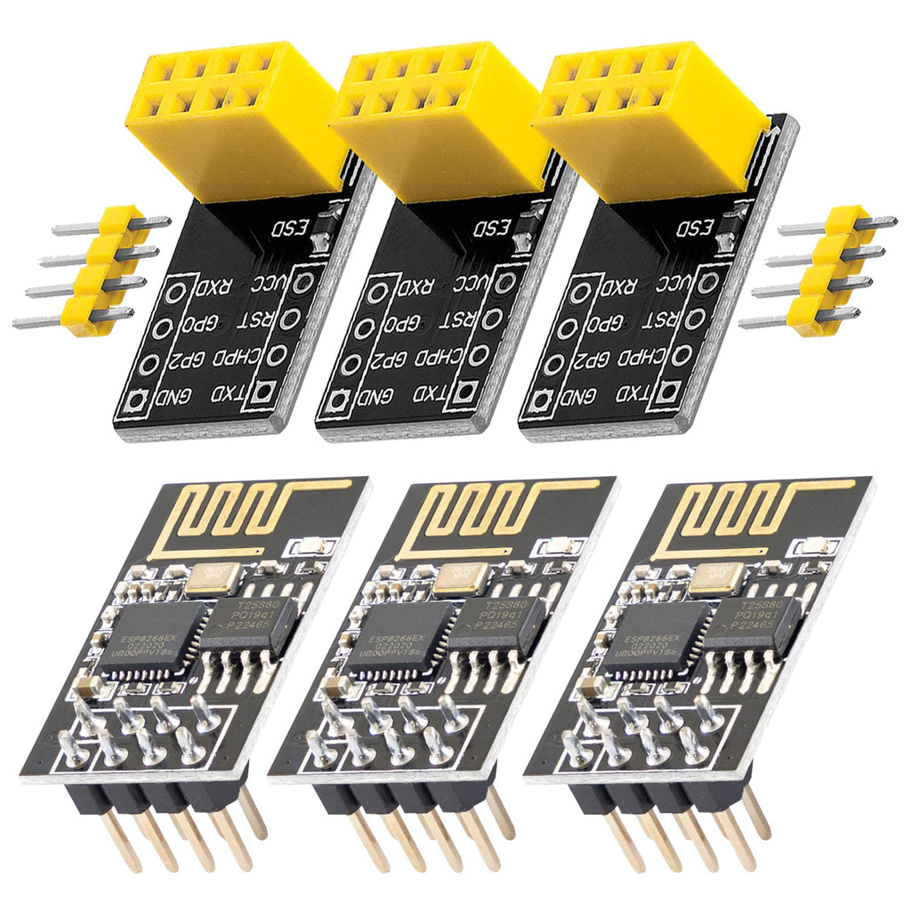 Esp8266 01 Esp 01 Wifi Wifi Module With Breadboard Adapter Az Delivery