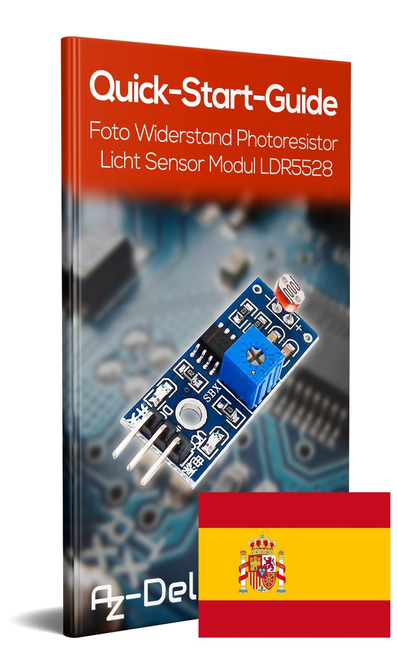 Foto Widerstand Photoresistor Licht Sensor Modul LDR5528 - AZ-Delivery