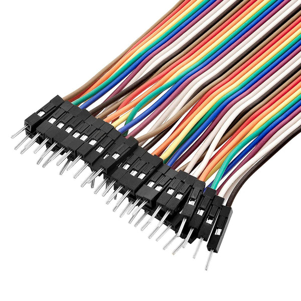 Fils de connexion jumper wire femelle vers grip fils 20cm pour Arduino