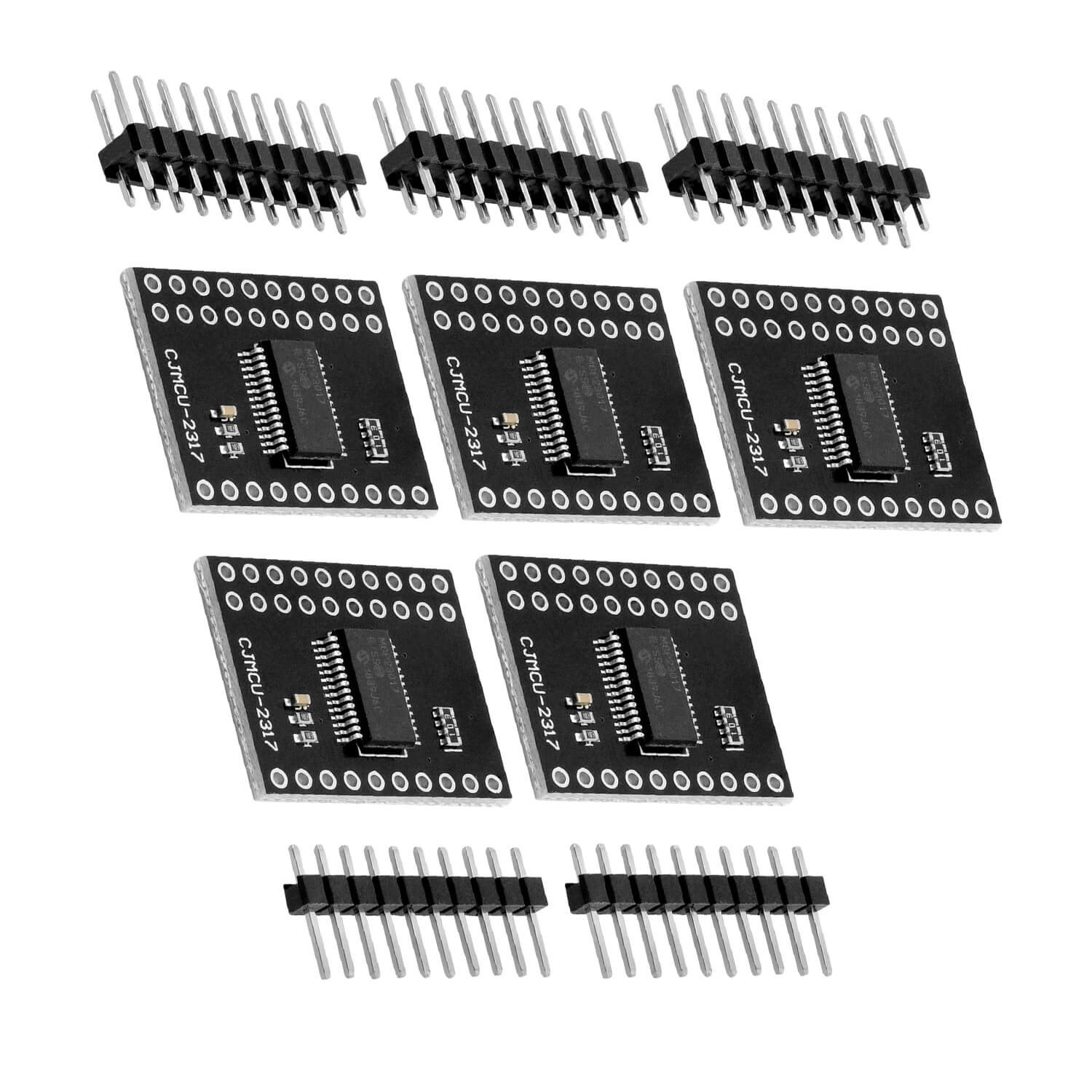 MCP23017 Expansor de puertos bidireccional de 16-Bit-E/S con interfaz  serial I2C compatible con Arduino