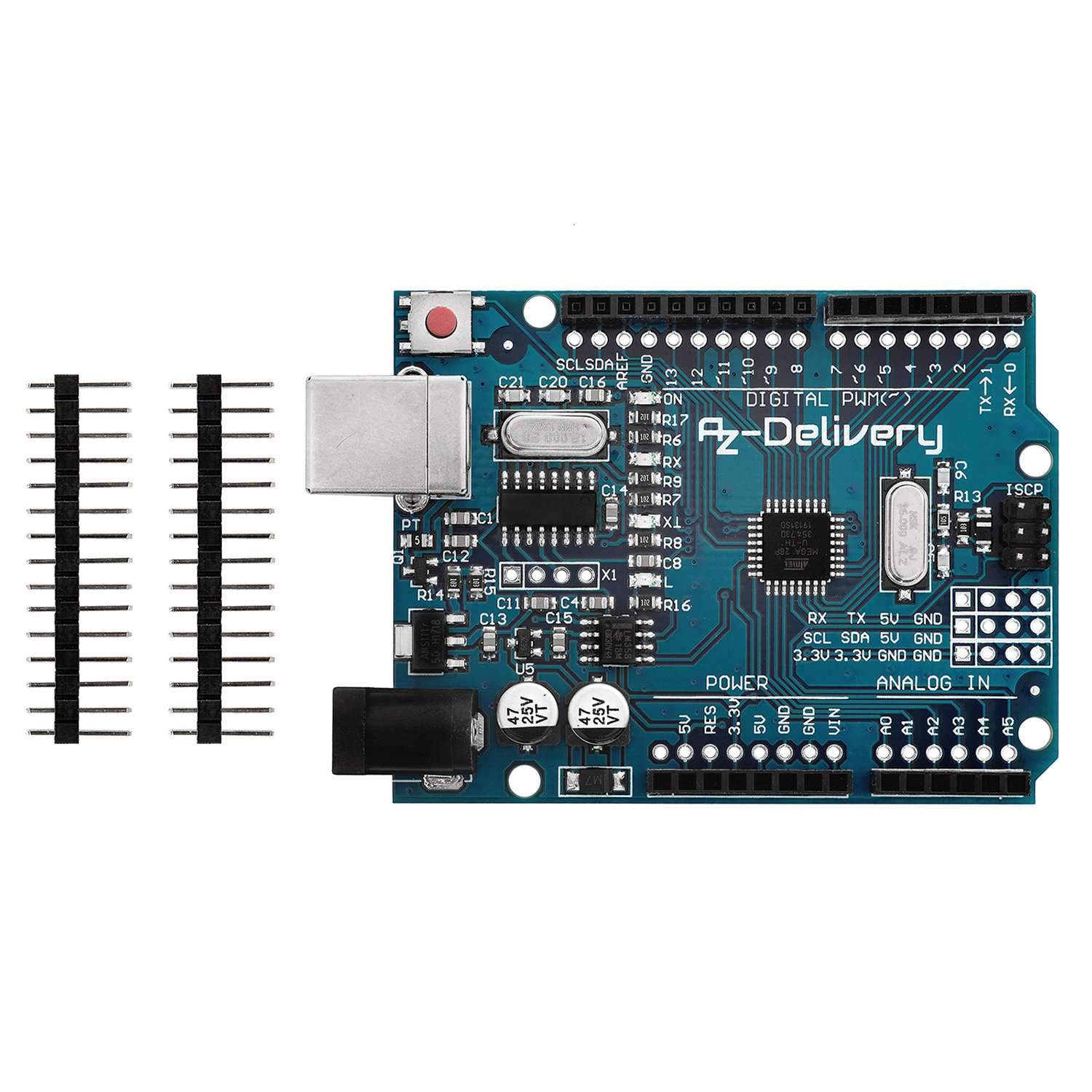 BORK MICROCONTROLLER ATMEGA328 con cavo USB