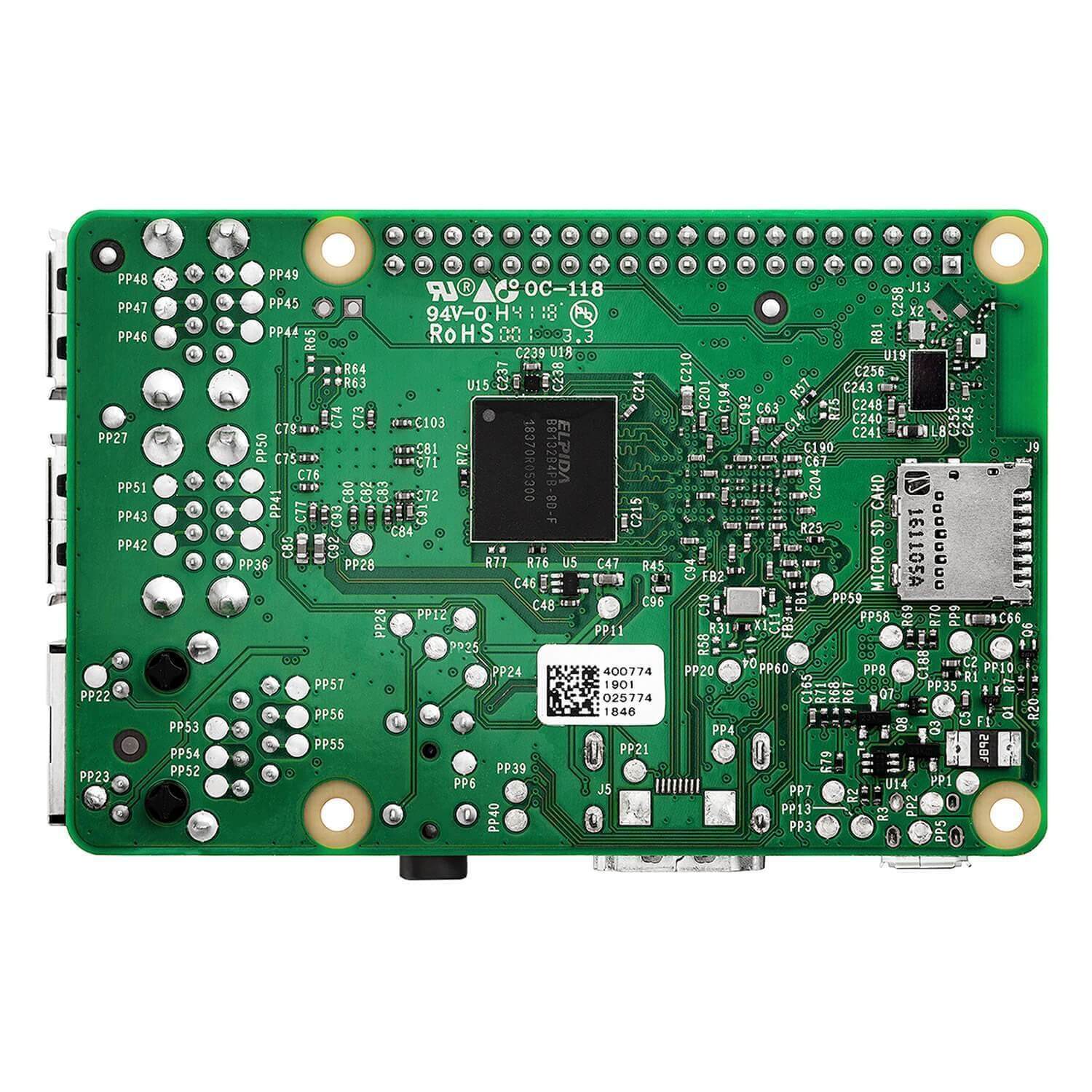 Raspberry Pi 3 Model B, Ordinateur monocarte, CPU 1.2 GHz