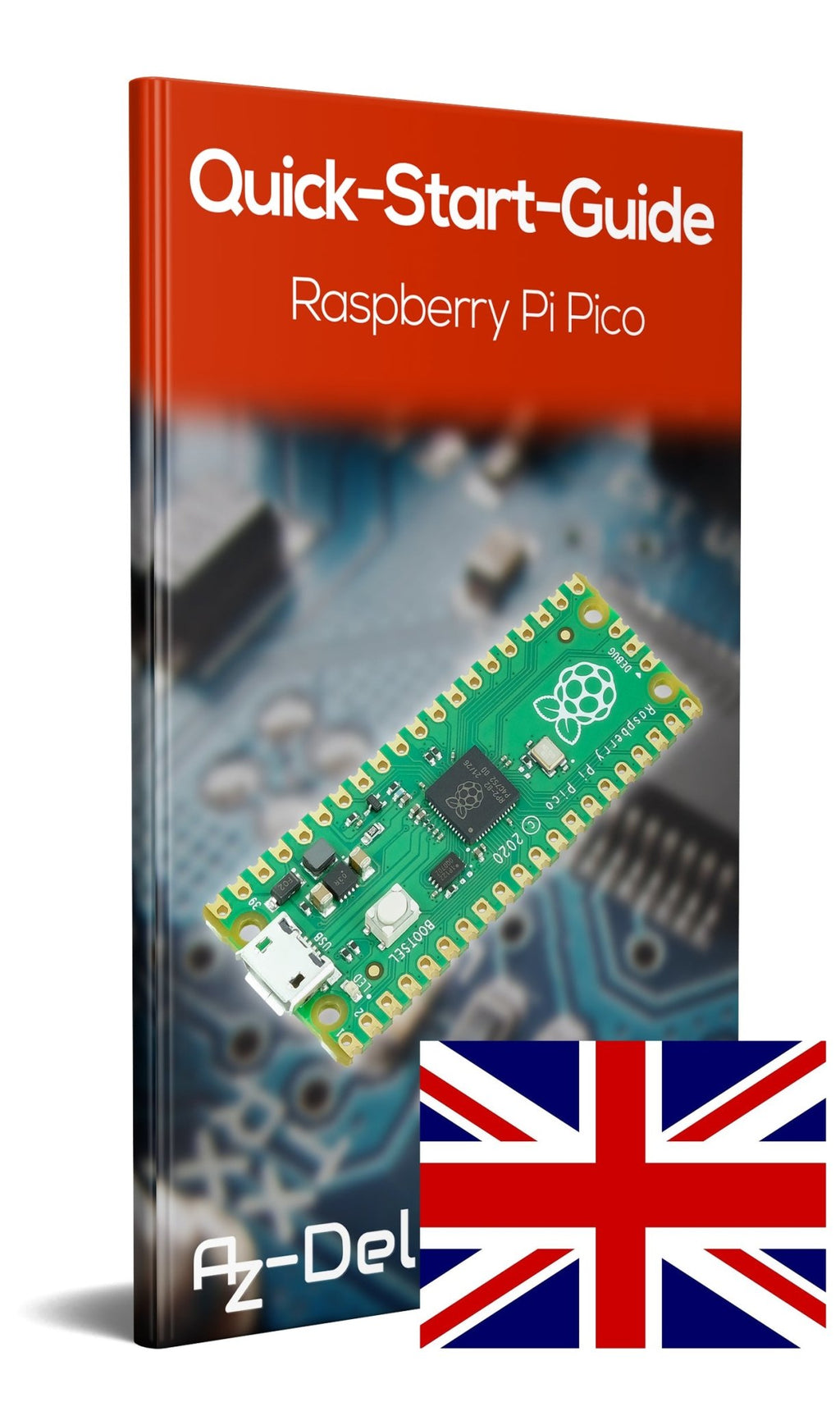 Raspberry Pi Pico Rp2040 Mikrocontroller Board E Book Az Delivery 9326