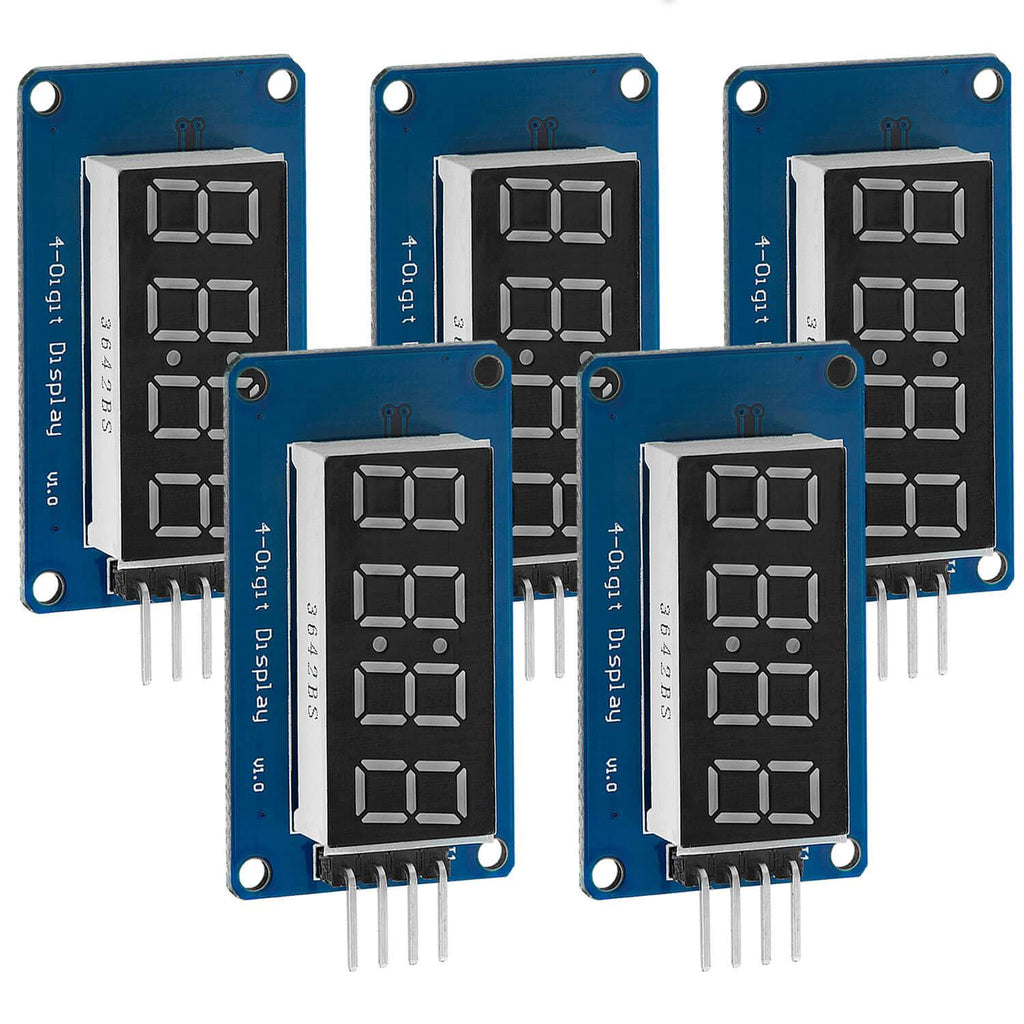 4 Digit 7 Segment Display Using Raspberry Pi 9921