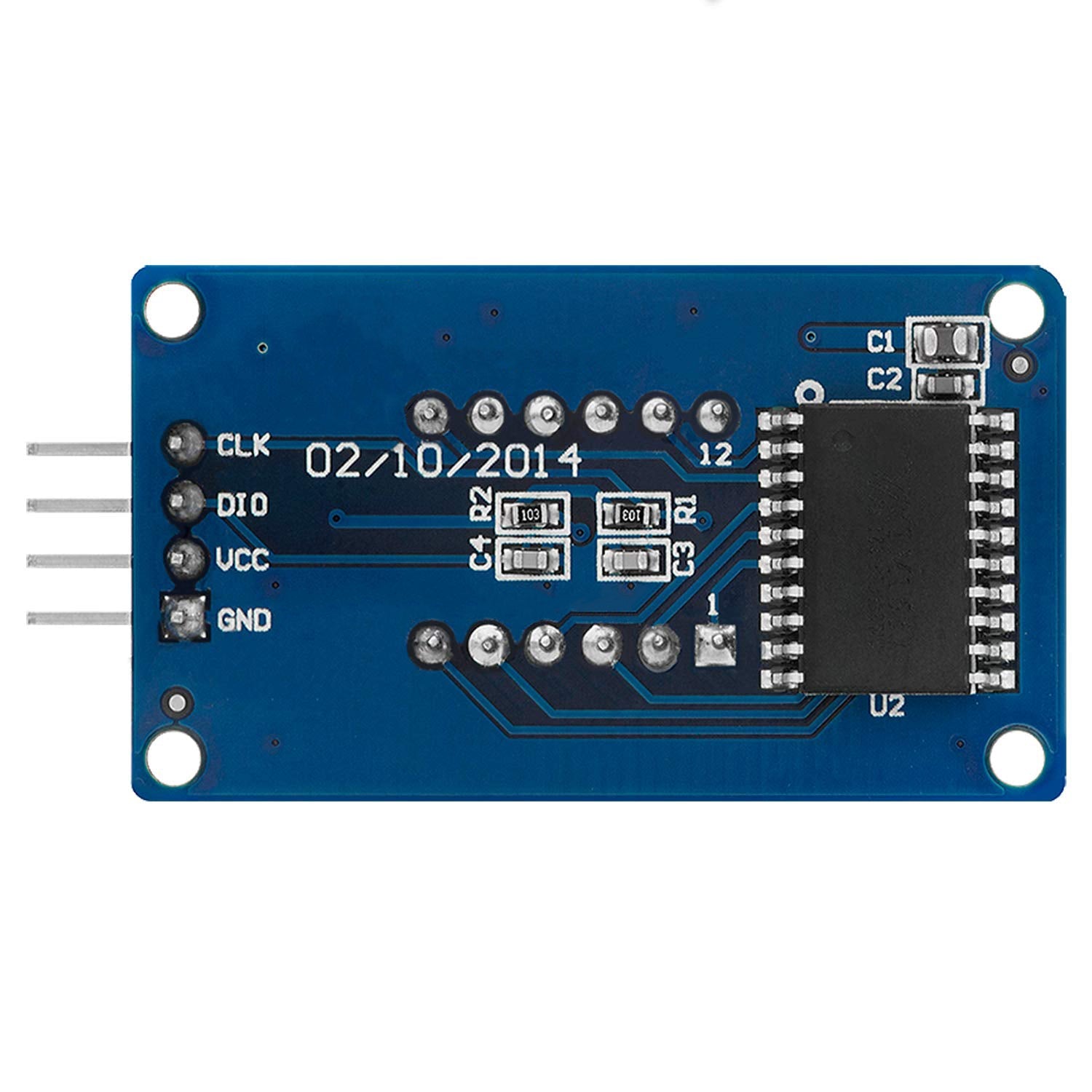 AZDelivery 0,28 pollici mini voltmetro digitale con display a 7 segmen