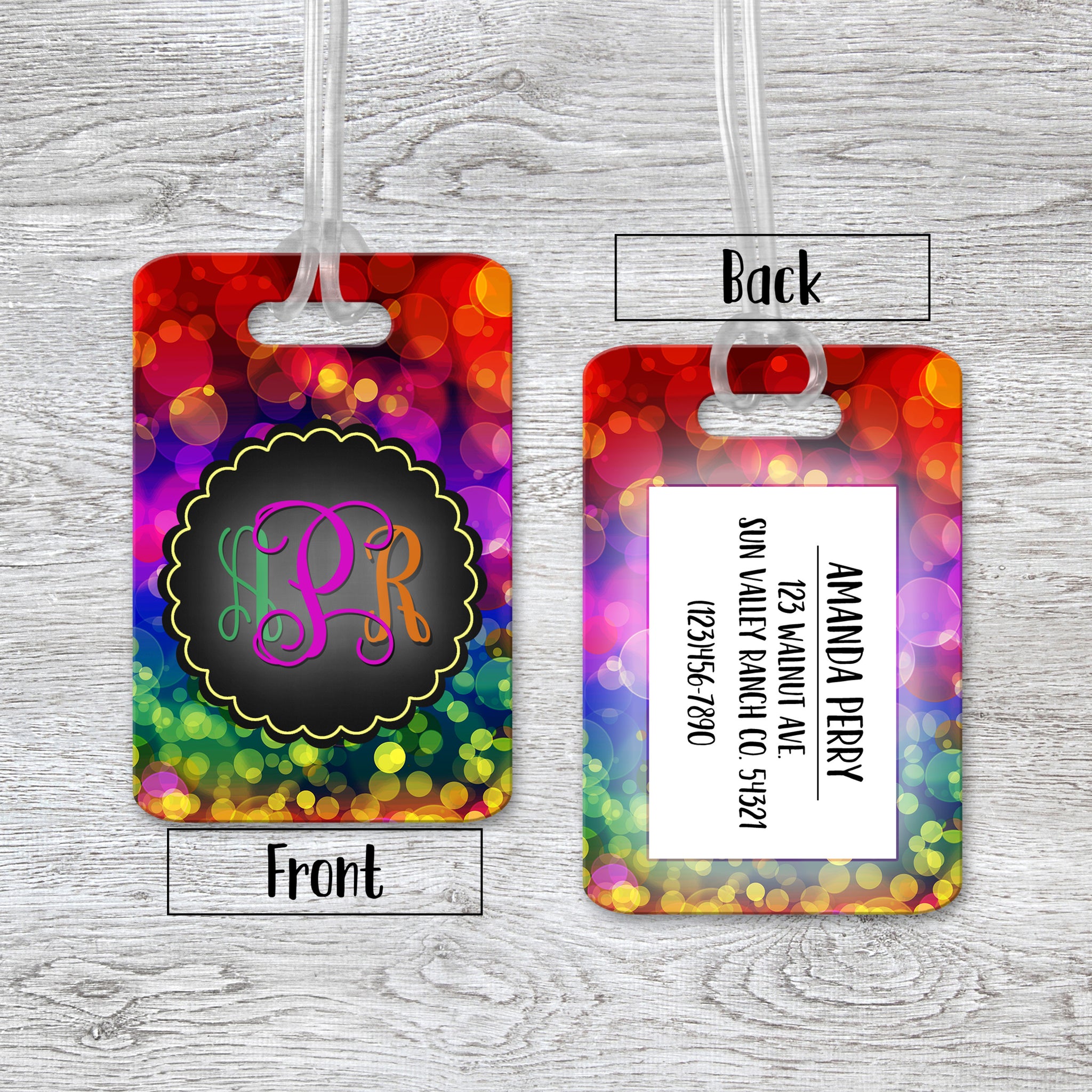 custom travel tags