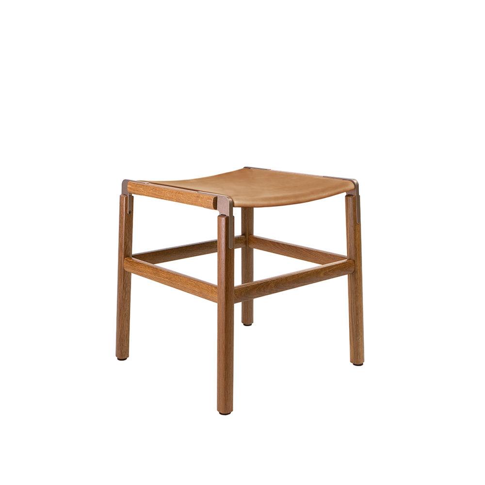 Shorty - Oxidized Oak, Copper Bronze, SN Leather, Seat Only, Camel