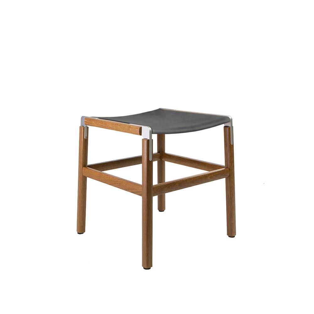 Shorty - Oxidized Oak, Matte Silver, SN Leather, Seat Only, Lava