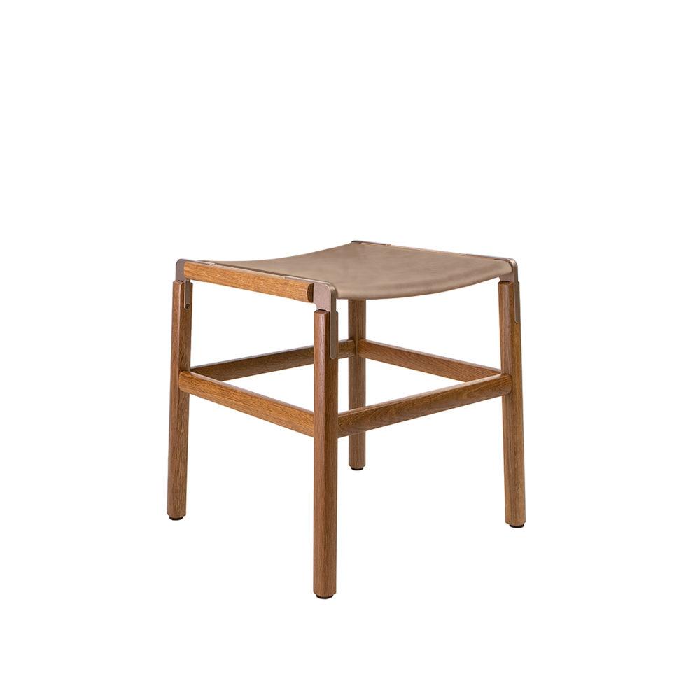 Shorty - Oxidized Oak, Copper Bronze, PVT Leather, Seat Only, Sand