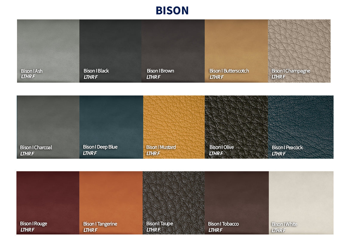 AMERICAN LEATHER BISON LEATHER SWATCH