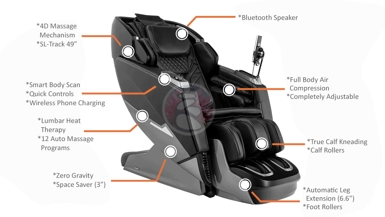 Osaki OS-Pro Ekon Luxury Massage Chair L-Track + 3D