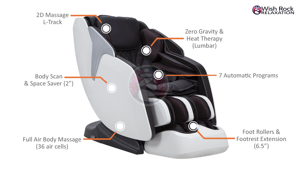 Titan Aurora Massage Chair Features