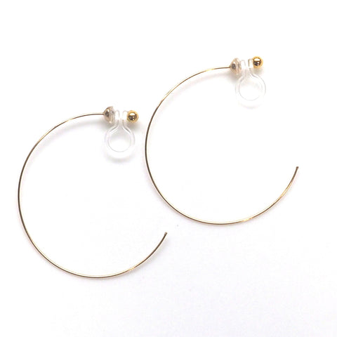 invisible clip on earring findings