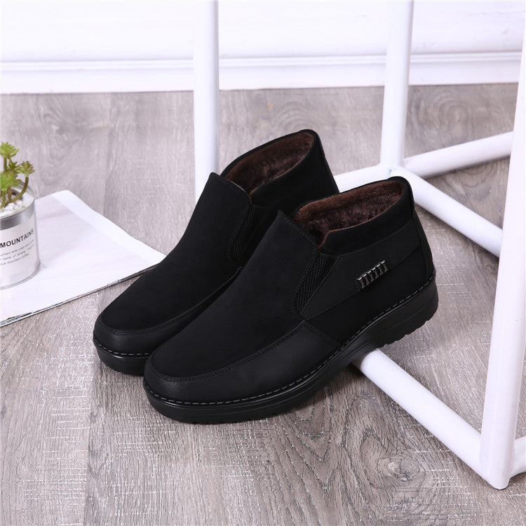 mens warm slip on shoes
