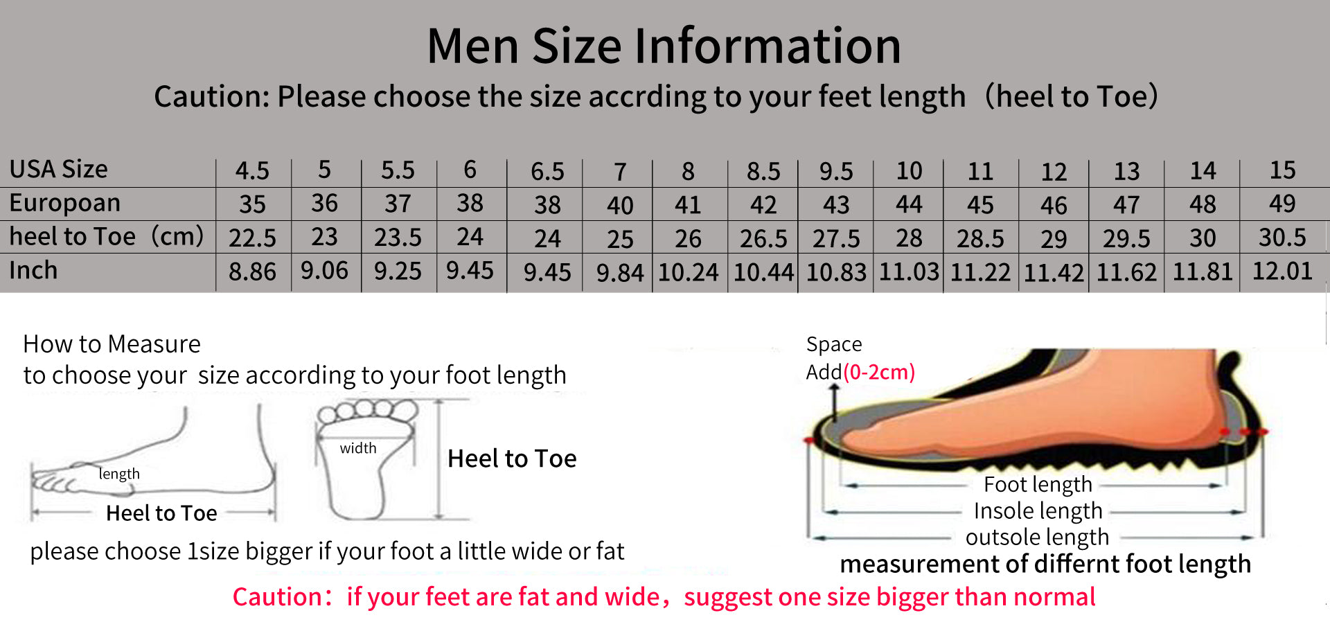 length of men's size 10 shoes