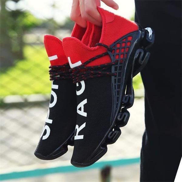 black and red sport rage shoes
