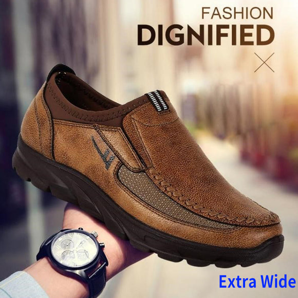 extra wide mens slip on casual shoes