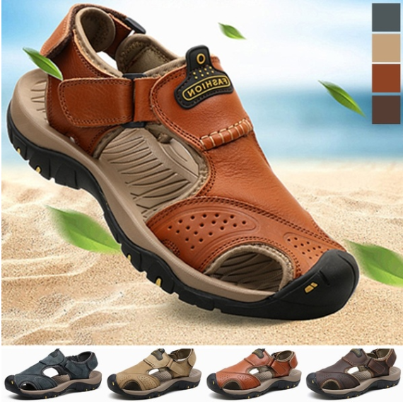 Shoes - 2019 Summer Genuine Leather Wading Beach Sandals（Extra Discoun ...