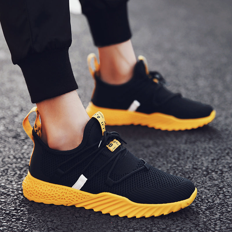 mens yellow sneakers