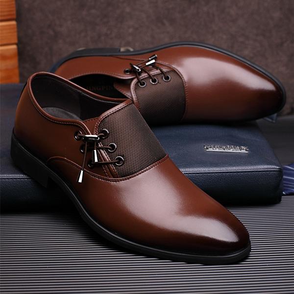 Shoes - Men's Business Genuine Leather Oxford Dress Shoes(Buy 2 get $5 ...