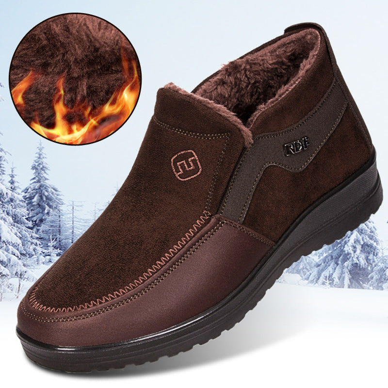 mens warm slip on shoes