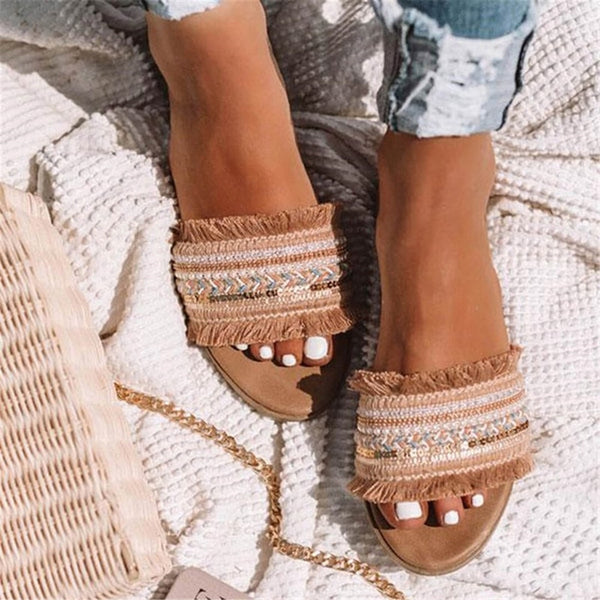 flat casual sandals