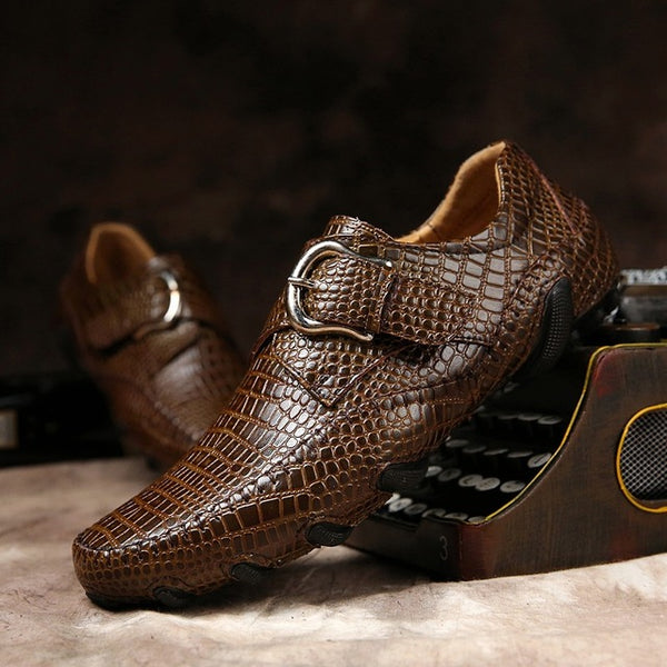 crocodile driving shoes