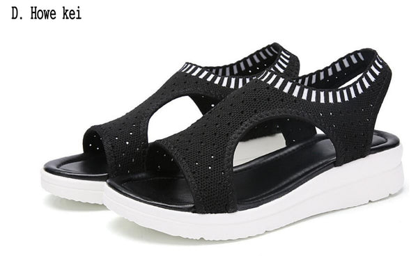 platform walking sandals