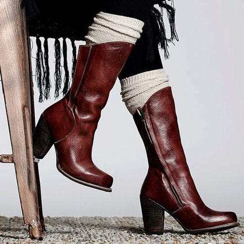 womens boots leather