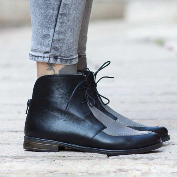 women's lace up shoe boots