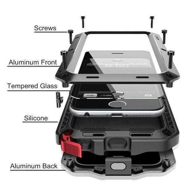 Phone Case - Luxury Doom Armor Dirt Shock Waterproof Metal Aluminum Ph ...