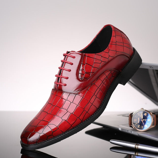 mens red dress shoes discount