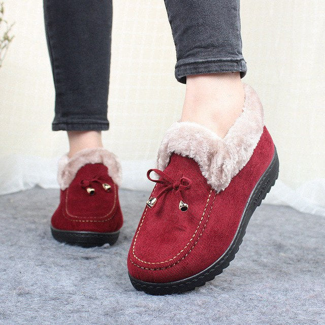 winter slip on shoes womens