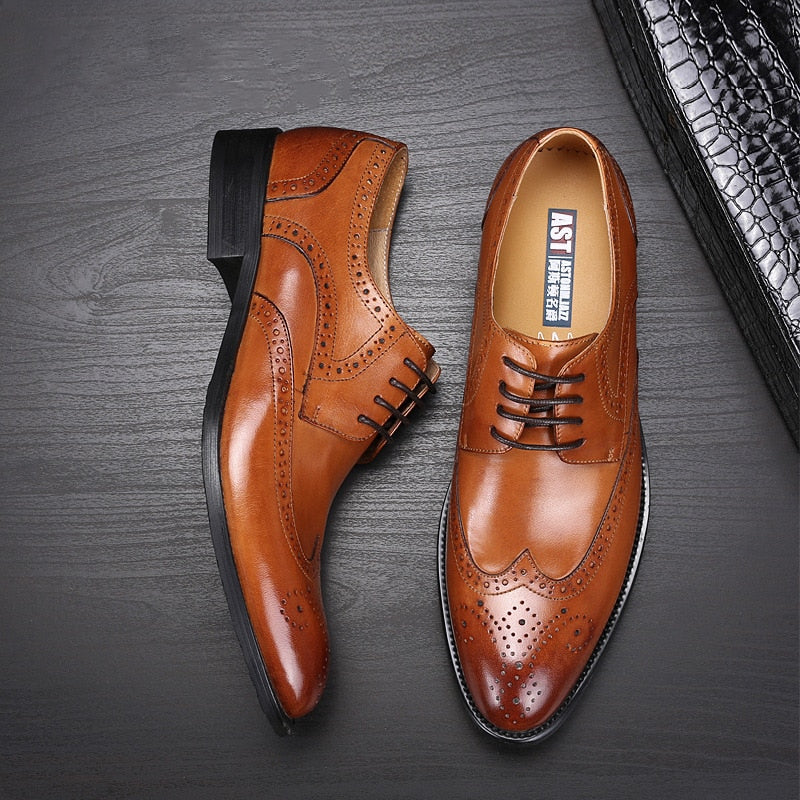 2019 Top Quality Men Genuine Leather 