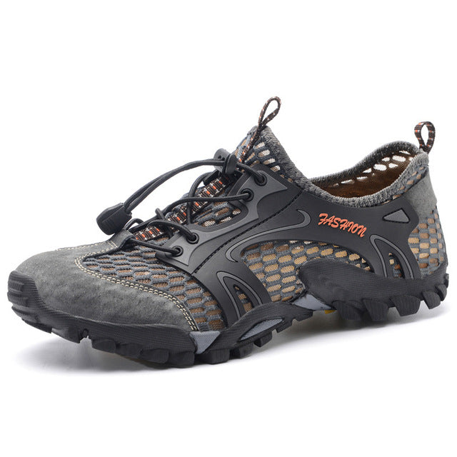 Summer Breathable Men Hiking Shoes Mesh Hiking Sneakers – Kaaum