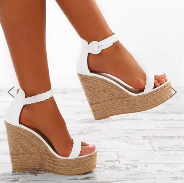 Shoes 2024 New Fashion Women Sexy Wedge Sandals 1055