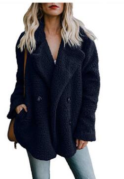 buttoned casual quilted coat