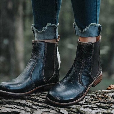 leather martin boots womens
