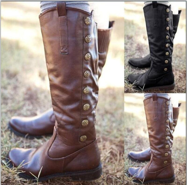womens knee high leather boots sale