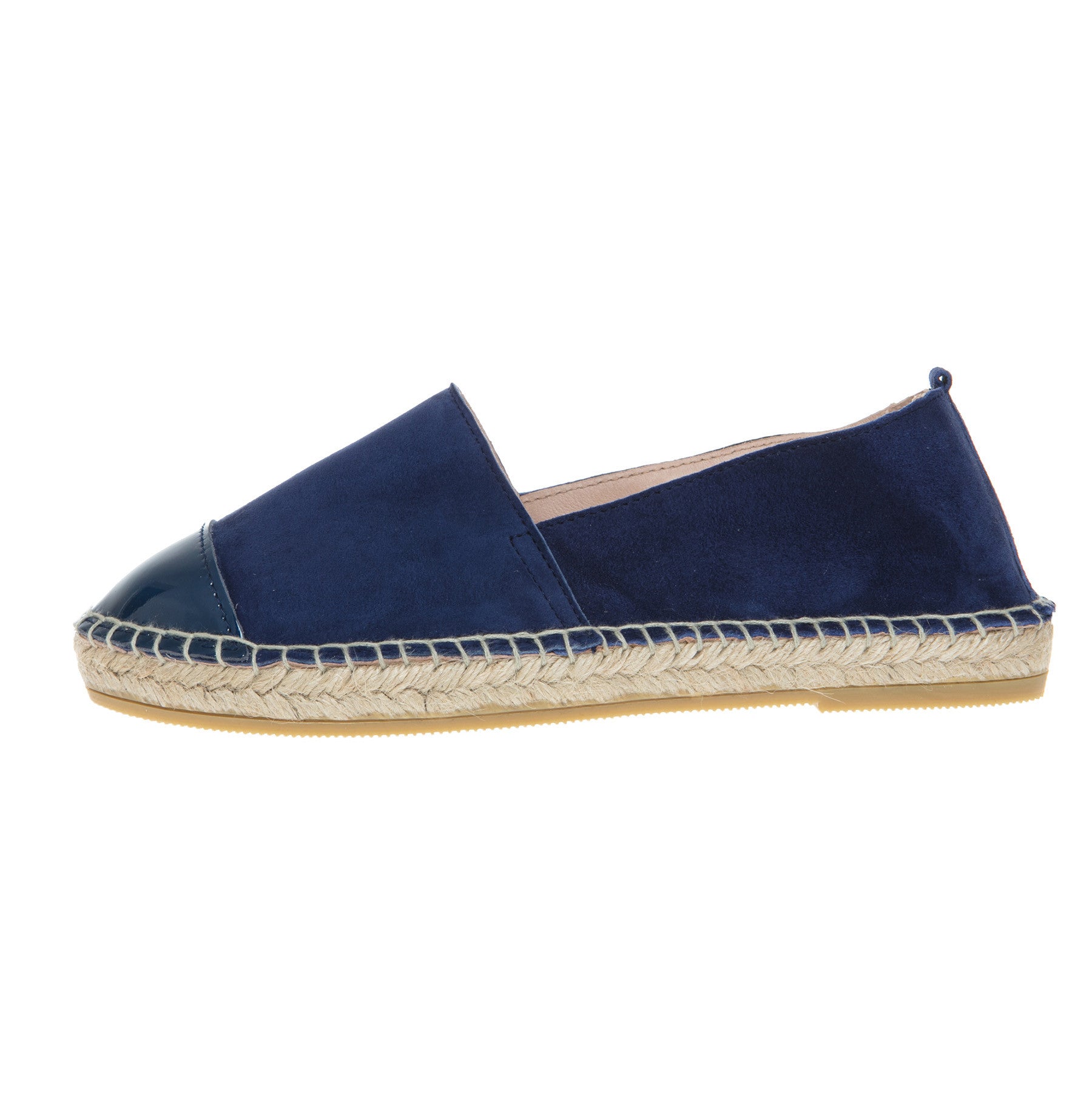 LEO Espadrilles Navy blue suede and 