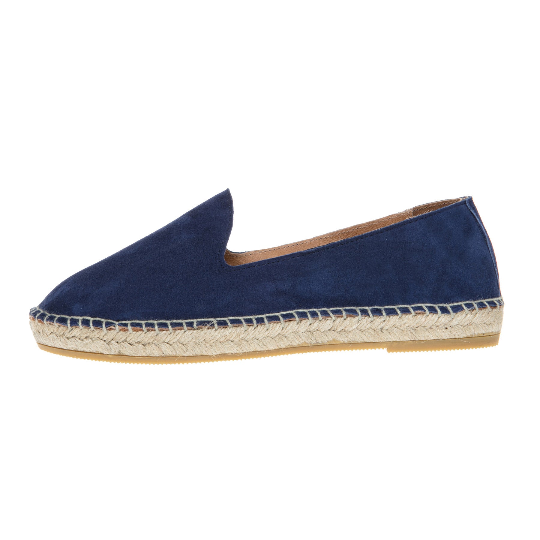 blue suede espadrilles