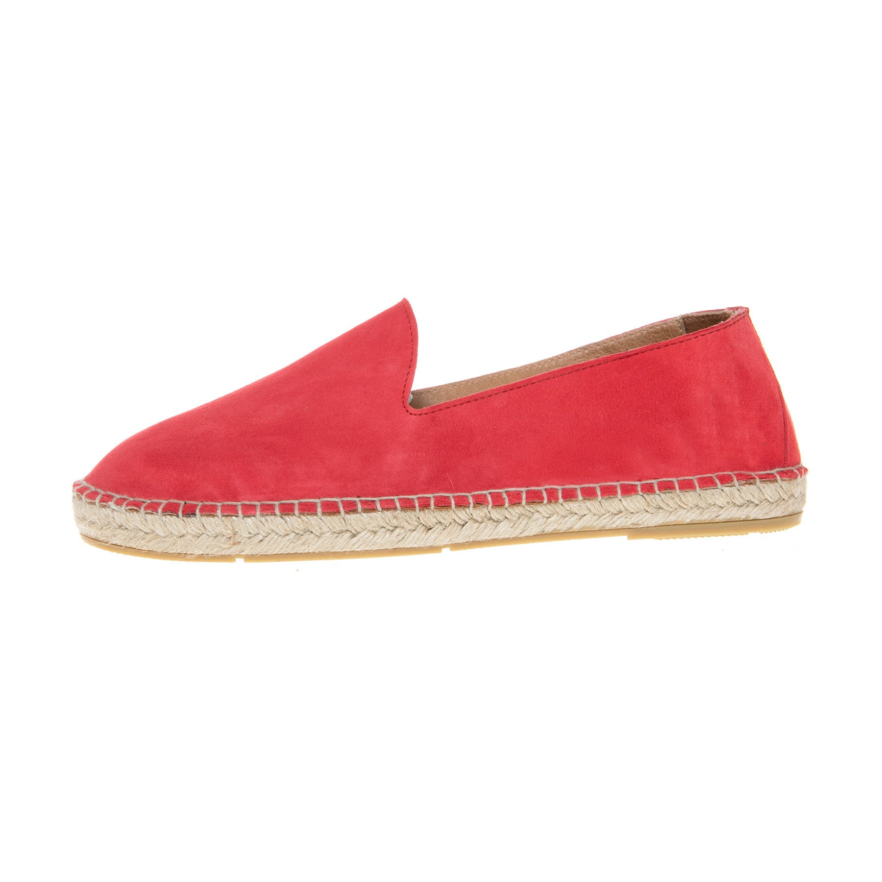 red suede espadrilles