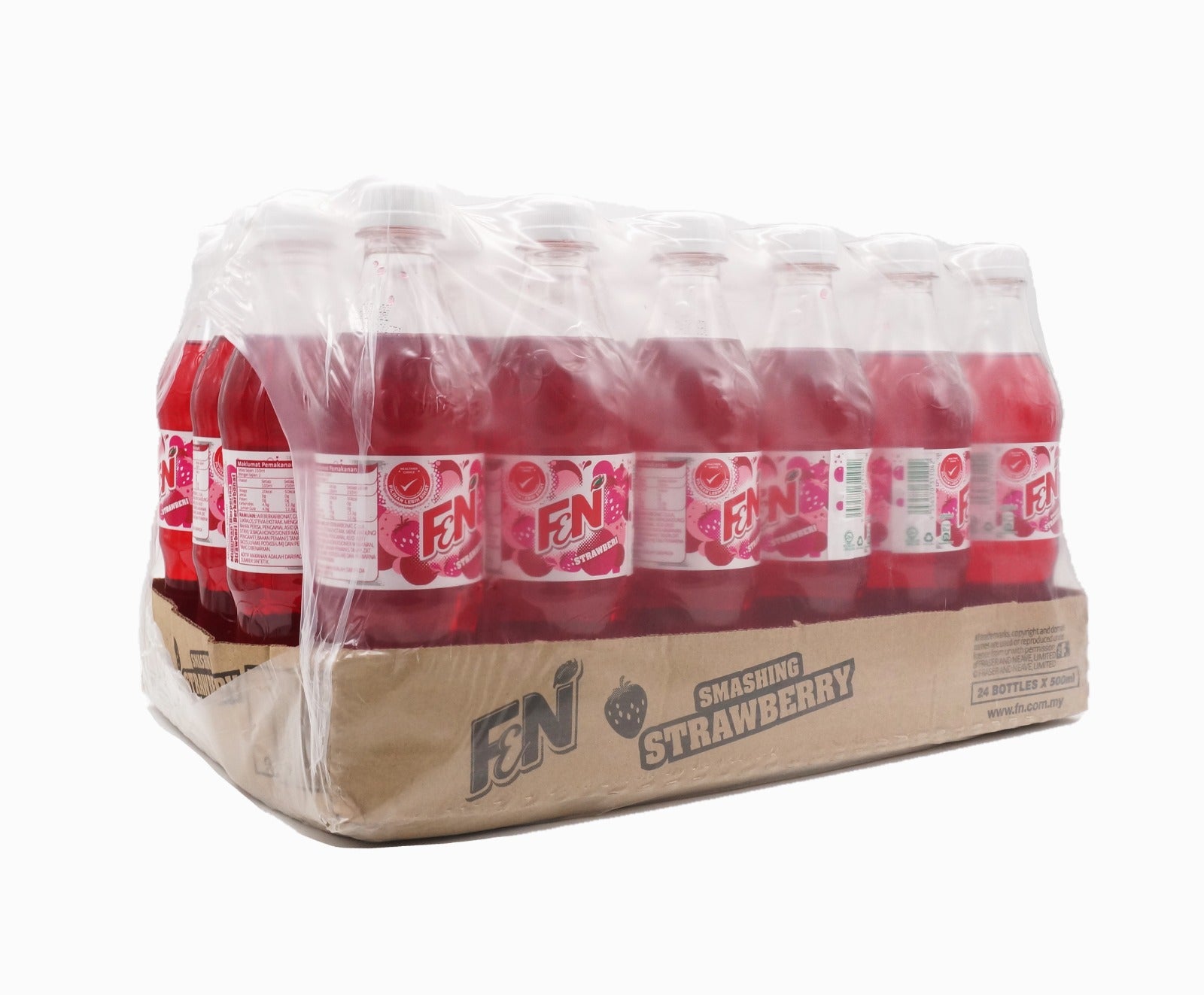 F&N Strawberry Bottle (24 x 500ml - Carton) - TIAN MA ...