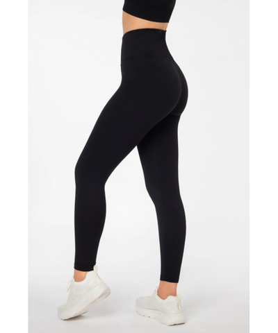 Famme Ribbed Seamless Leggings Beige