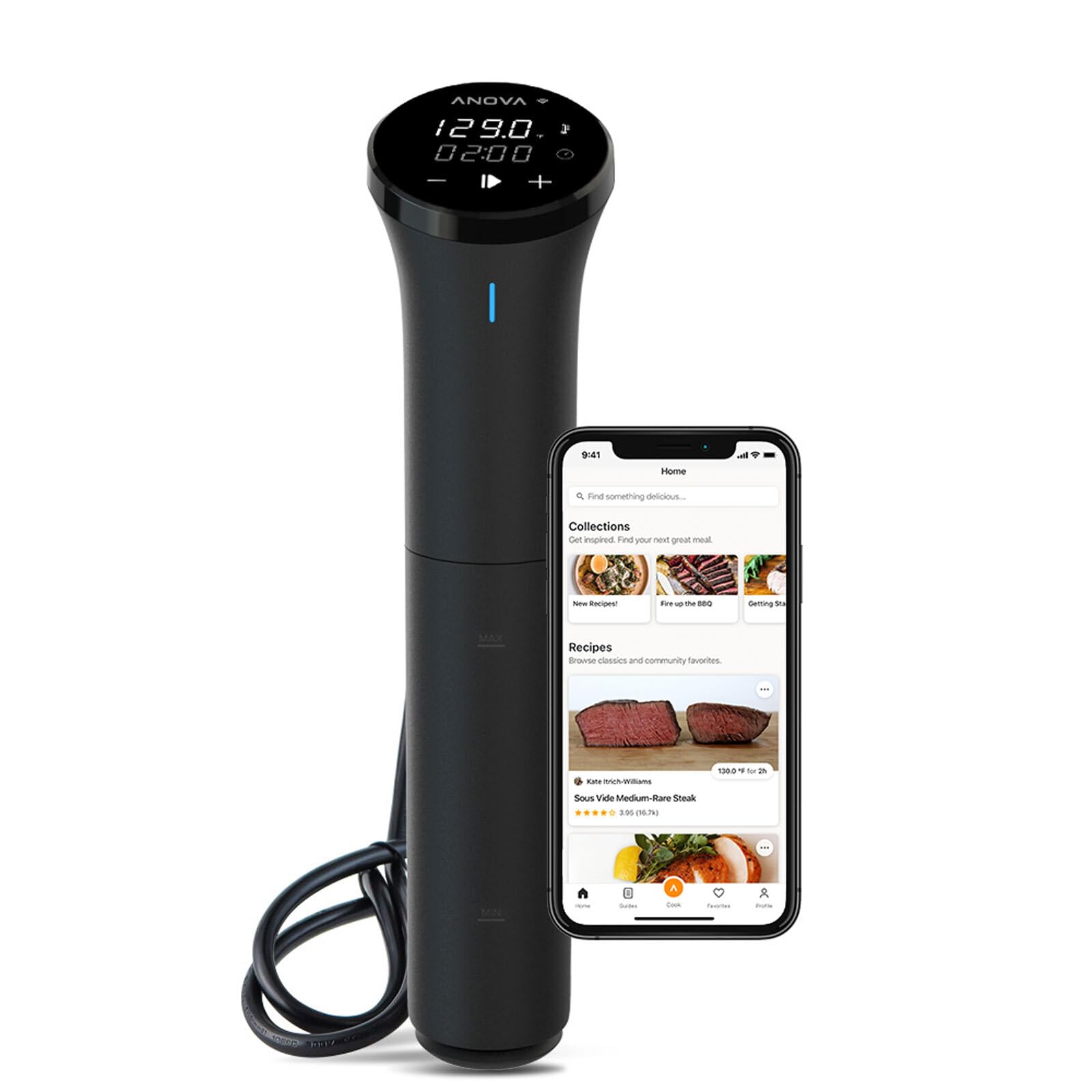 ANOVA CULINARY SOUS VIDE PRECISION COOKER NANO 3.0, 800 WATTS - - Scratch & Dent